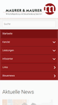 Mobile Screenshot of maurer-wt.at